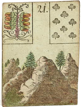 Lenormandkaart - De Berg