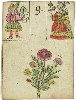 Lenormandkaart - het boeket