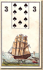 lenormand kaart het schip